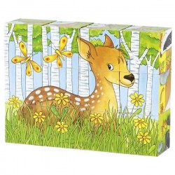 Klocki sześcienne zwierzęta...