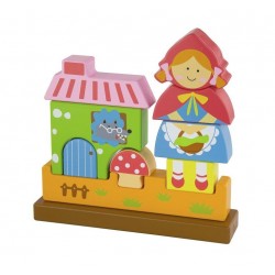 Klocki magnetyczne Czerwony...