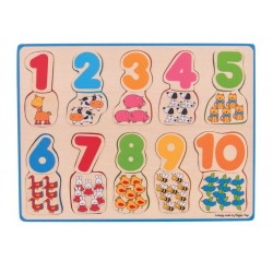 Układanka drewniana Policz...