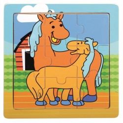 Puzzle Bino drewniane...