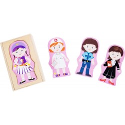 Układanka drewniana zawody...