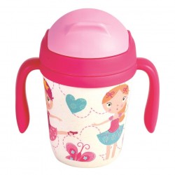 Kubeczek z rurką z bambusa...