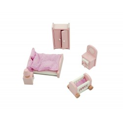 Mebelki dla lalek sypialnia