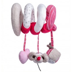 Spirala na łóżko - różowa...