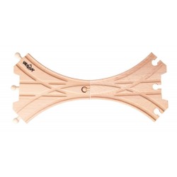 Rozjazd kolejowy "X"