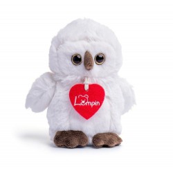 Maskotka biała sowa Merlin