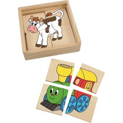 Mini puzzle 4 szt.