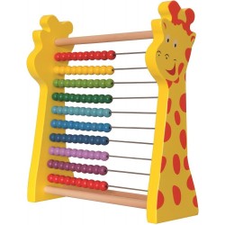 Liczydło drewniane z żyrafą