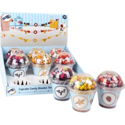 Koraliki drewniane deser w...