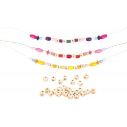 Koraliki drewniane z...