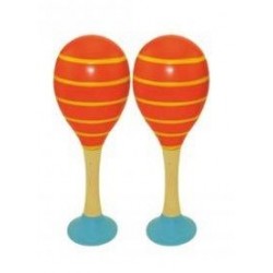 Pomarańczowe marakasy 2 sztuki