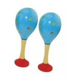 Niebieskie marakasy 2 sztuki