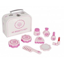 Drewniany zestaw piękności...