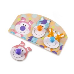 Duże drewniane puzzle – Farma