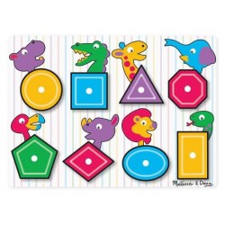 Drewniane puzzle – kształty...