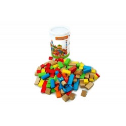 Klocki drewniane kolorowe...