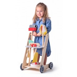 Zestaw do sprzątania na wózku