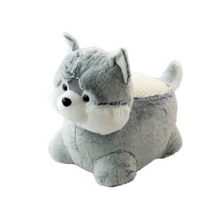 Pufa maskotka piesek Hasky