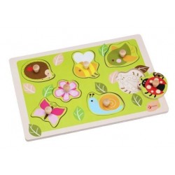 Śliczna układanka ogród z...