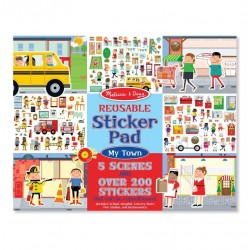 Wielorazowe naklejki Miasto