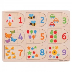 Bigjigs puzzle nauka liczenia