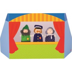 Kukiełki ze sceną - 3 pacynki