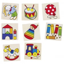 Memo drewniane zabawkowe...