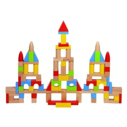 Klocki drewniane - zestaw...