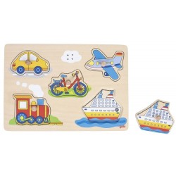 Puzzle dźwiękowe - Pojazdy