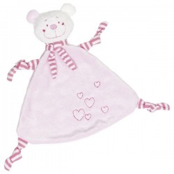 Przytulanka różowa Miś z...