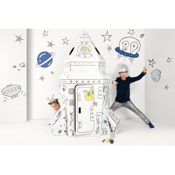 Rakieta kosmiczna kartonowa...