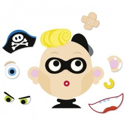 Buźka magnetyczna gra chłopiec