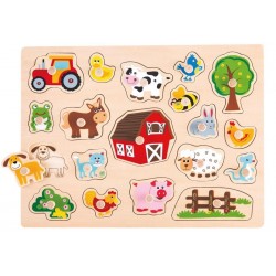 Duża drewniana układanka Na...