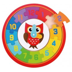 Edukacyjny zegar z sową