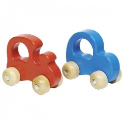 Drewniane pojazdy do rączki