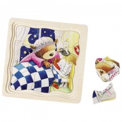 Układanka warstwowa z małym...