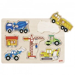 Układanka maszyny budowlane...